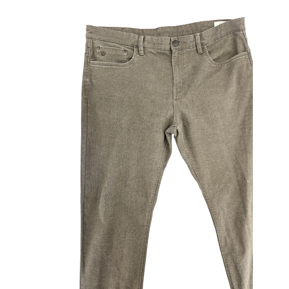 English Laundry Mens 5 Pocket Twill Pants Taupe Brown 40x32 - Picture 3 of 7